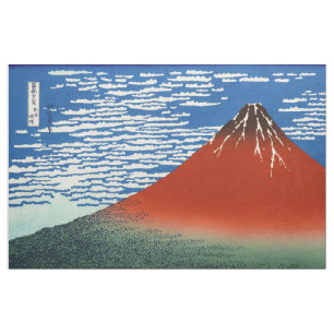 Katsushika Hokusai - Vind för Bra, klarmorgon Tyg