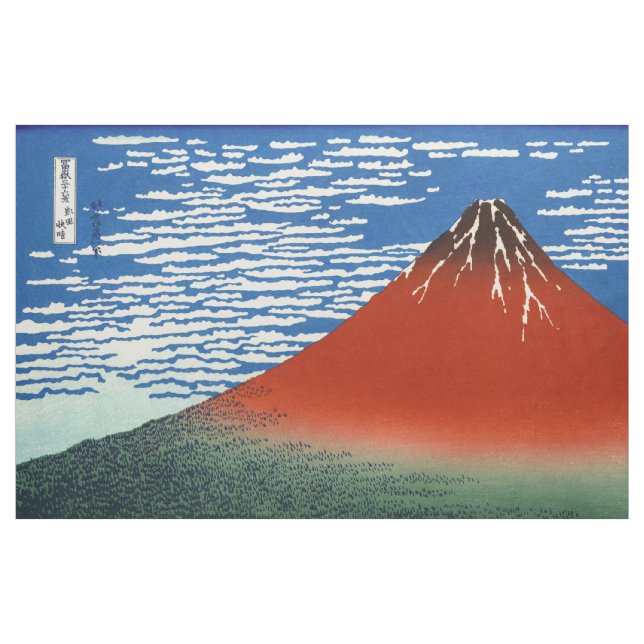 Katsushika Hokusai - Vind för Bra, klarmorgon Tyg (Yard)