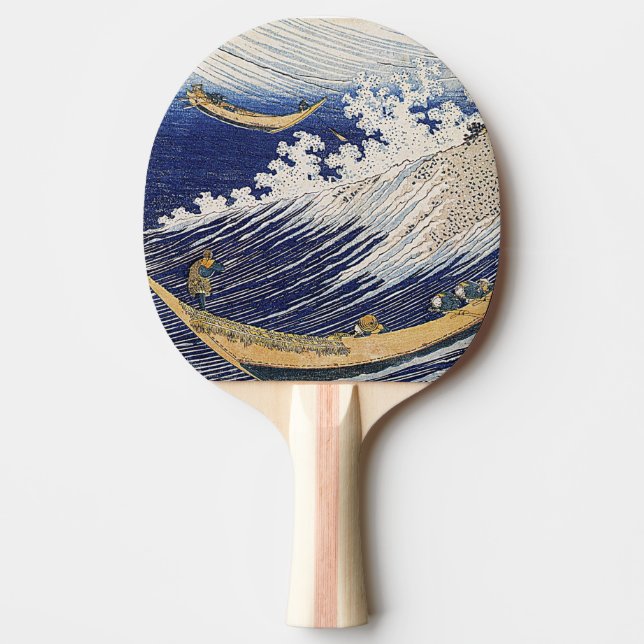 Katsushika Hokusai. Vinkara oceanen Pingisracket (Framsidan)