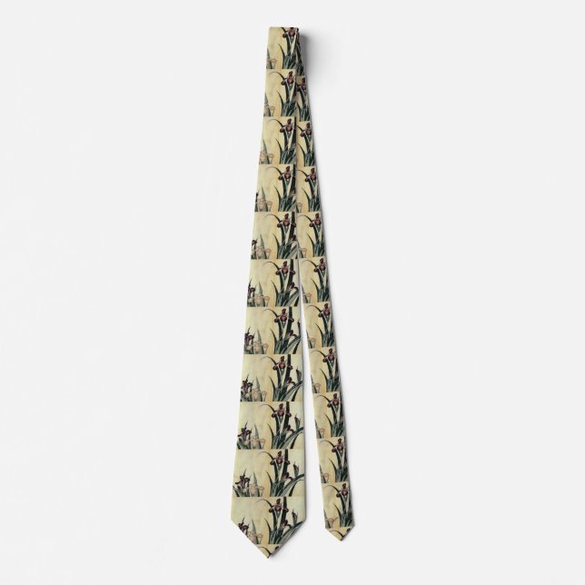 Katsushika Hokusai's Irises Neck Tie Slips (Framsida)