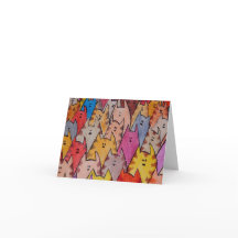 Katt02 tomt gratulationskort