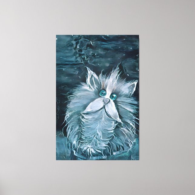 Katt 1 - Stjärna mot dig Canvastryck (Framsida)