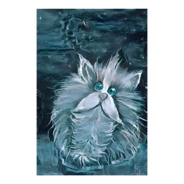 Katt 1 - Stjärna mot dig Fototryck