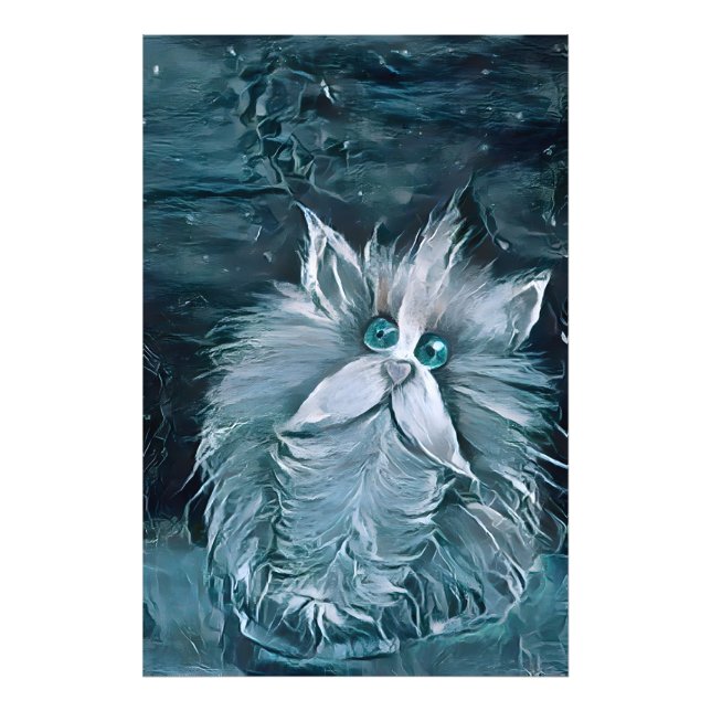 Katt 1 - Stjärna mot dig Fototryck (Framsidan)