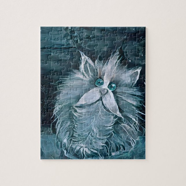 Katt 1 - Stjärna mot dig Jigszle Puzzle Pussel (Vertikal)