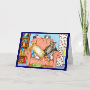 Katt 381-anteckningskort kort