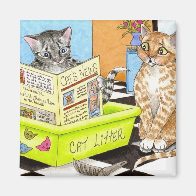 katt 464 magnet (Framsidan)