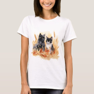 Katt 5 i höst-T-shirt T Shirt