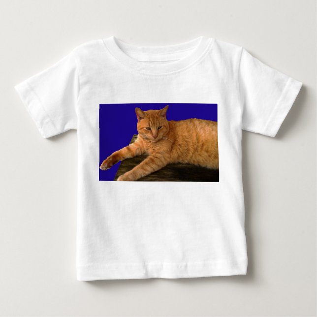 Katt 8, Barn Långärmad Tee Shirt (Framsida)