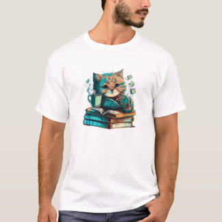 Katt A bok T Shirt
