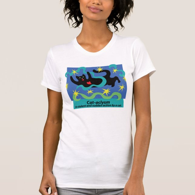 Katt-aclysmskjorta Tee (Framsida)