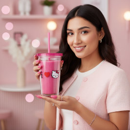 Katt Akryl Tumbler Take Away Mugg