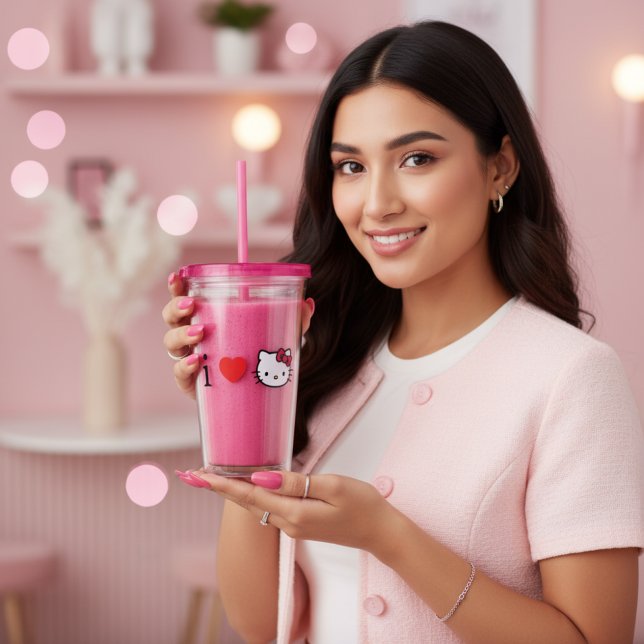 Katt Akryl Tumbler Take Away Mugg (Skapare uppladdad)