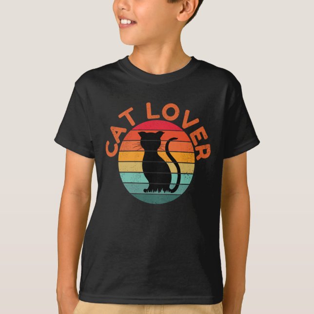 KATT ÄLSKARE T SHIRT (Framsida)