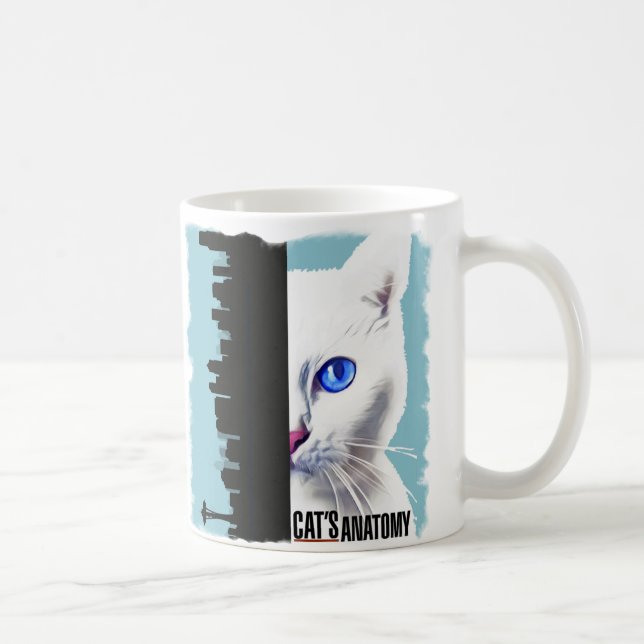 Katt anatomimuggar kaffemugg (Höger)