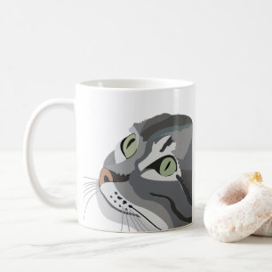 Katt Animaliskt Öga Pet Kaffemugg