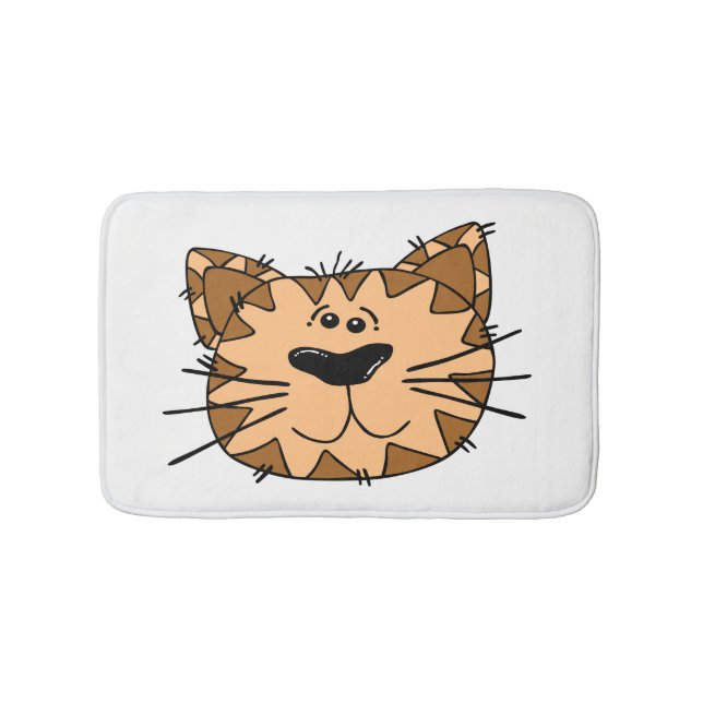 Katt ansikte badrumsmatta (Framsidan)