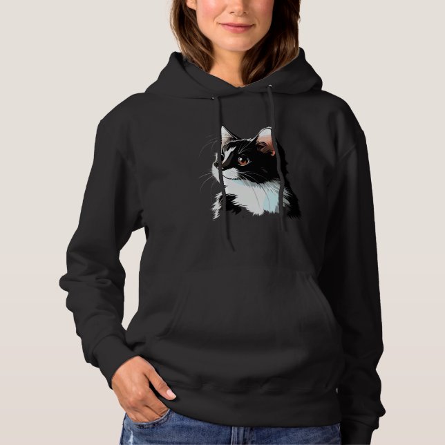 Katt ansikte  Katt T Shirt (Framsida)