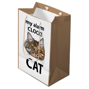 Katt Ansikte Min Väckarklocka Tabby Katt