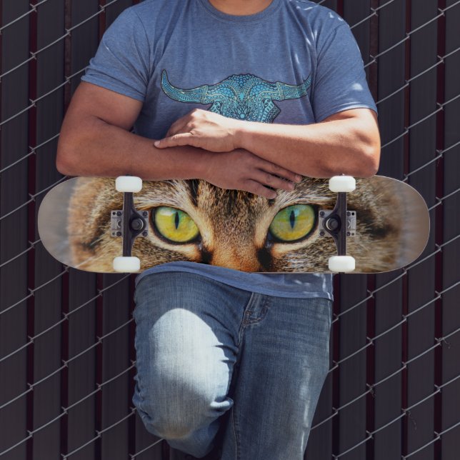 Katt ansikte skateboard bräda 20 cm (Utomhus 3)