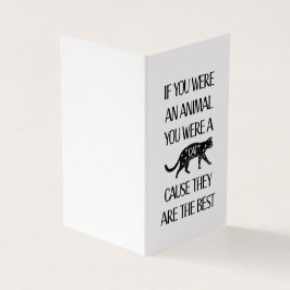 Katt är bäst, kort för kattälskare