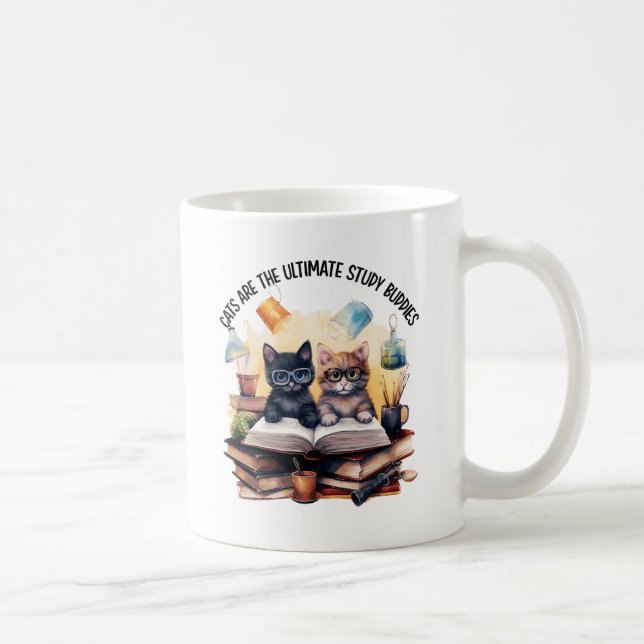 Katt är de ultimata studiebudskapen kaffemugg (Höger)