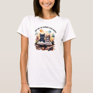 Katt är de ultimata studiebudskapen t shirt
