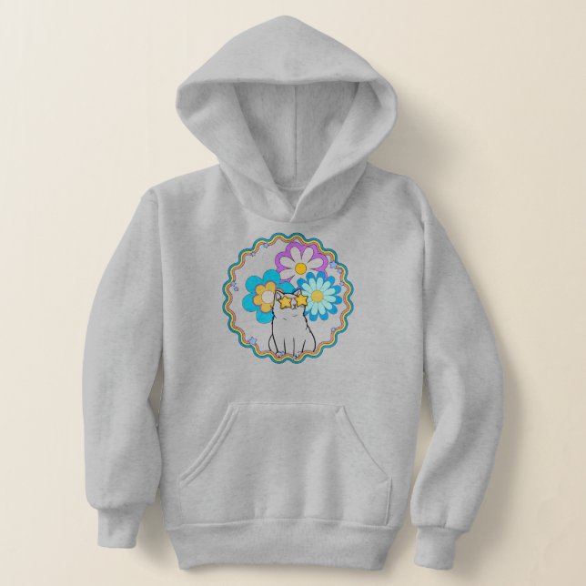 Katt är en stjärna t shirt (Laydown)