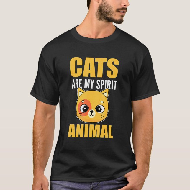 Katt är min galning, mitt katthus, kattkatt t shirt (Framsida)