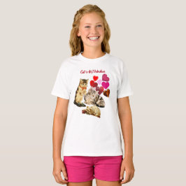 Katt är mina hjärtans Elegant-flickor. T Shirt