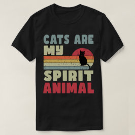 Katt är mitt andliga djur T-Shirt