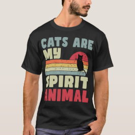 Katt är mitt andliga djur T-Shirt