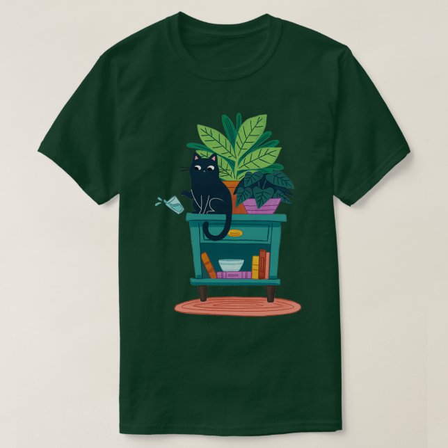 Katt är ruvade t shirt (Design framsida)