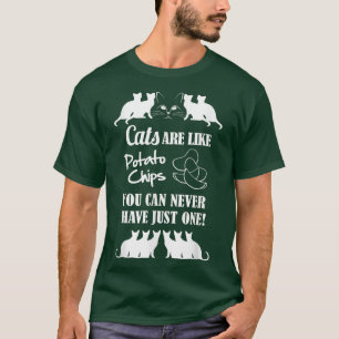 Katt är som potatis Chip T Shirt