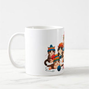 Katt, art, djur kaffemugg