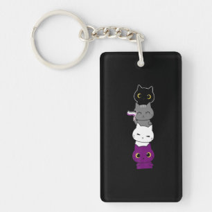 Katt Asexuellt Pride Cute Ace Flagga Djurens Djur