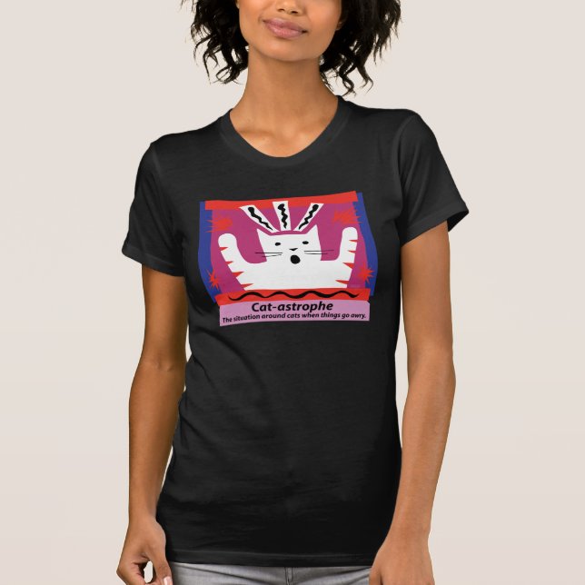 Katt-astropheskjorta T-shirt (Framsida)