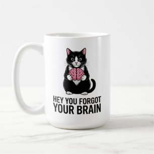 Katt Attityd Antisocial Introvert Dumma Människor Kaffemugg