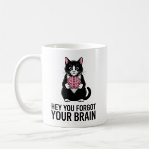 Katt Attityd Antisocial Introvert Dumma Människor Kaffemugg