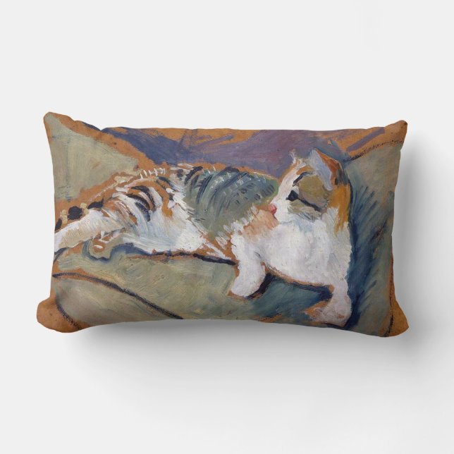 Katt, August Macke Lumbar Pillow Lumbarkudde (Framsida)