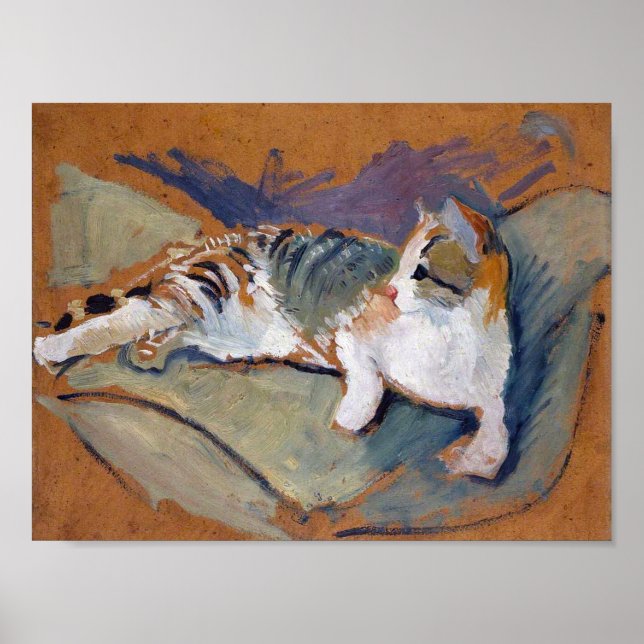 Katt, August Macke Poster (Framsidan)