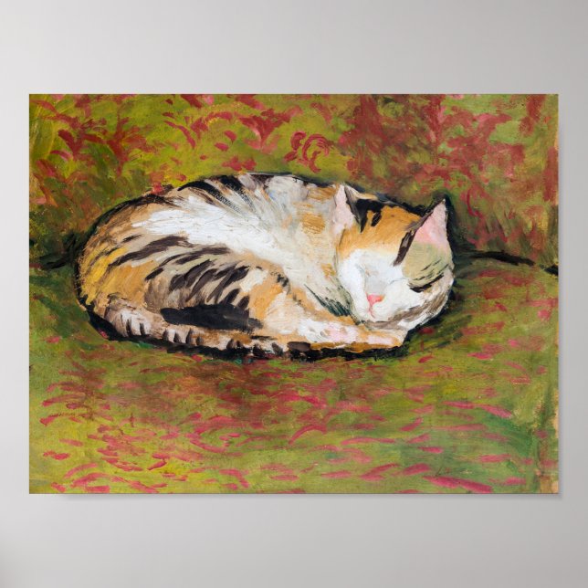 Katt, August Macke Poster (Framsidan)