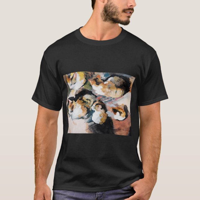 Katt, August Macke T Shirt (Framsida)