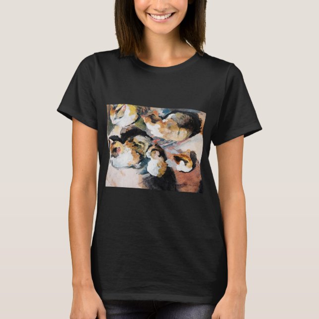 Katt, August Macke T Shirt (Framsida)