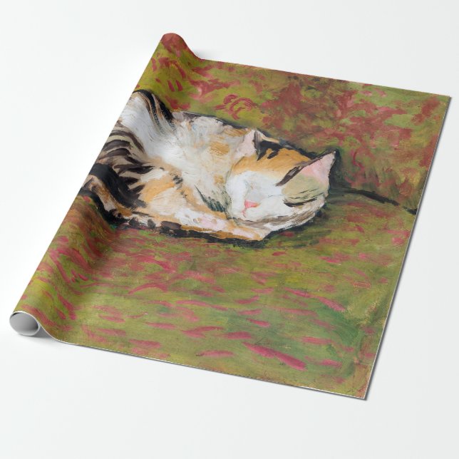 Katt, August Macke Wrapping Papper Presentpapper (Utrullad)