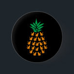 Katt av ananas (Cat Lover Aloha Hawaii Beac) Knapp<br><div class="desc">Katt av ananas (Cats Apparat Cat Lover Aloha Hawaii Beacher</div>
