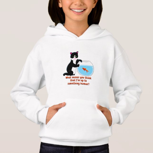 Katt av fiskskål t shirt (Framsida)