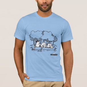 Katt av katter med tummen t shirt