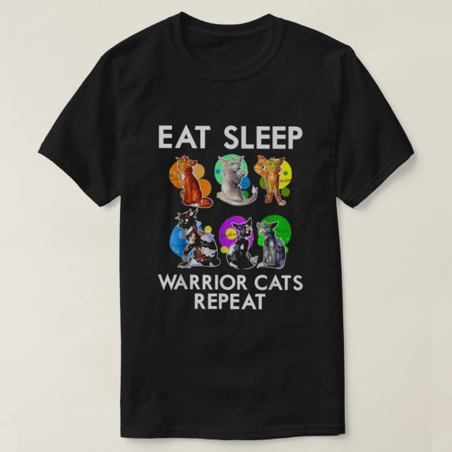 Katt av matavfall i viloläge t shirt (Design framsida)
