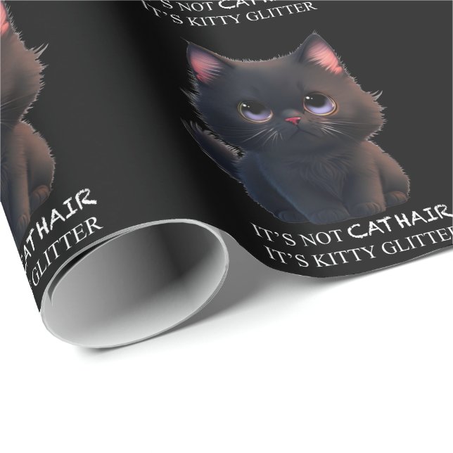 Katt av röktobak presentpapper (Rullad Hörn)